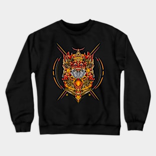 Illustration of Balinese traditional dance Crewneck Sweatshirt